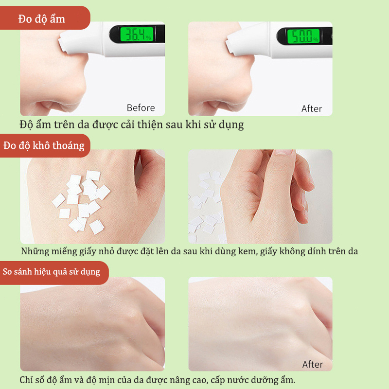 👍🏻Chính Hãng👍🏻 Kem dưỡng da tay trà xanh 30g Làm Mịn Làm Trắng Sáng Dưỡng Ẩm Chống Khô Và Làm Săn Chắc Da