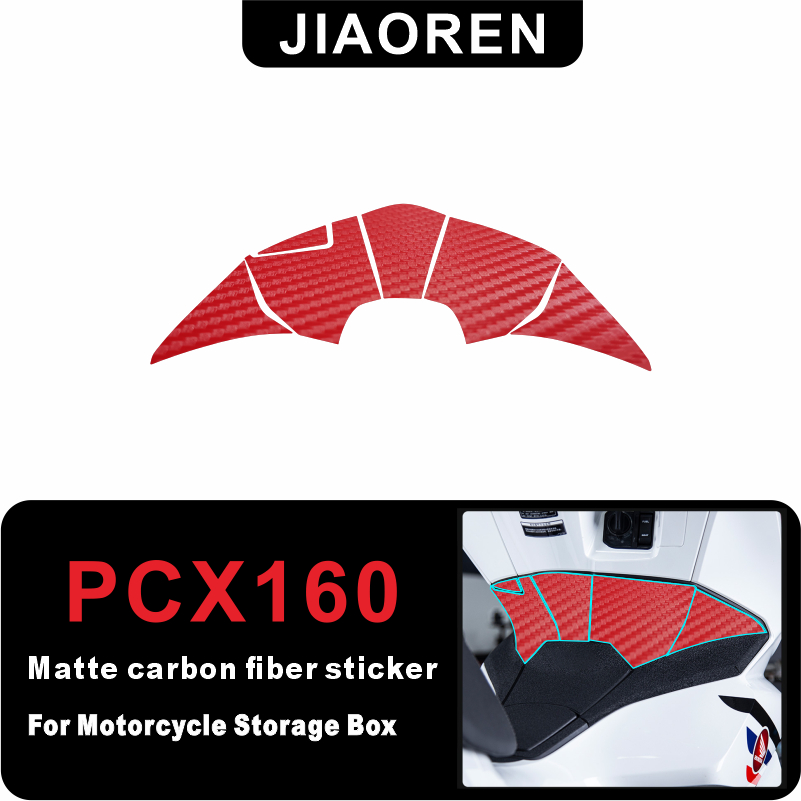 Phim trang trí xe Honda PCX160 làm bằng sợi carbon chống trượt chống nước