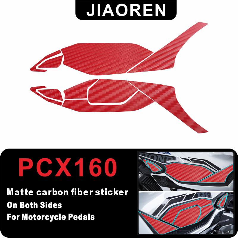 Phim trang trí xe Honda PCX160 làm bằng sợi carbon chống trượt chống nước