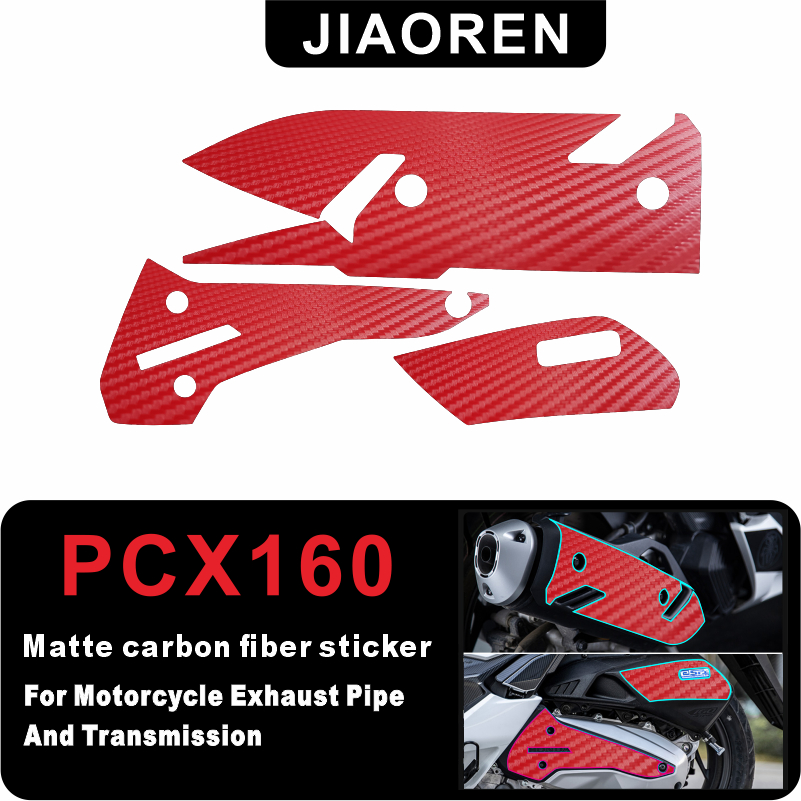Phim trang trí xe Honda PCX160 làm bằng sợi carbon chống trượt chống nước