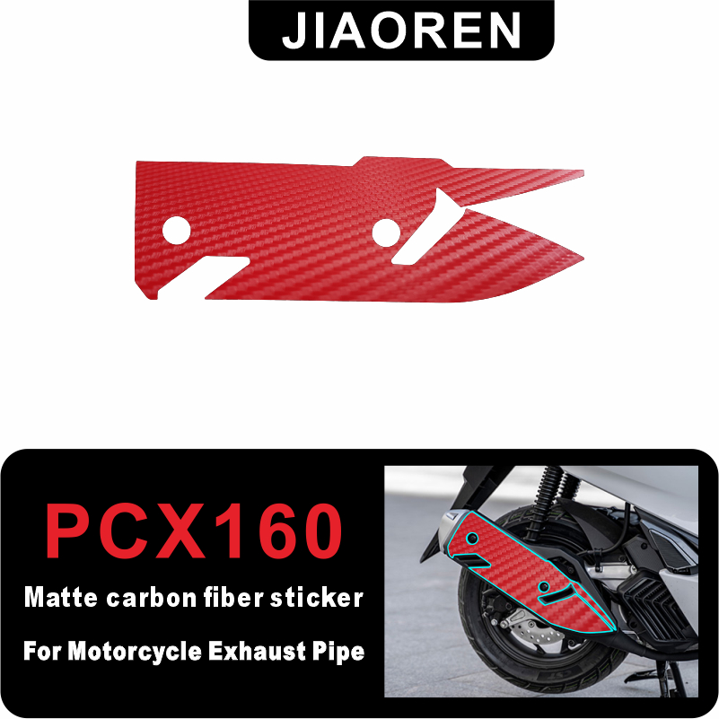 Phim trang trí xe Honda PCX160 làm bằng sợi carbon chống trượt chống nước