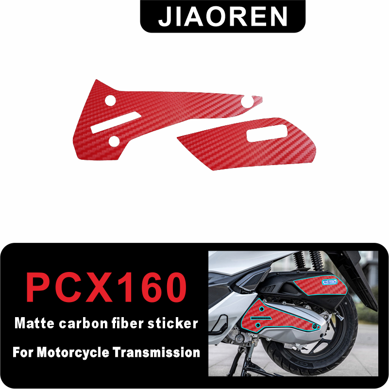Phim trang trí xe Honda PCX160 làm bằng sợi carbon chống trượt chống nước