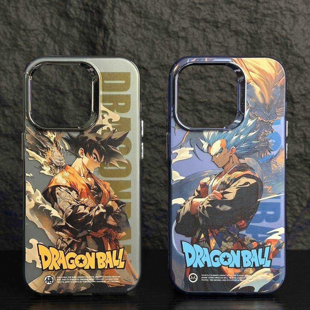 Ốp Điện Thoại Acrylic Cứng Chống Rơi Dập Nổi Hình Goku Dragon Ball Cho iPhone 14 13 12 pro max 13 pro max 14 pro max 11