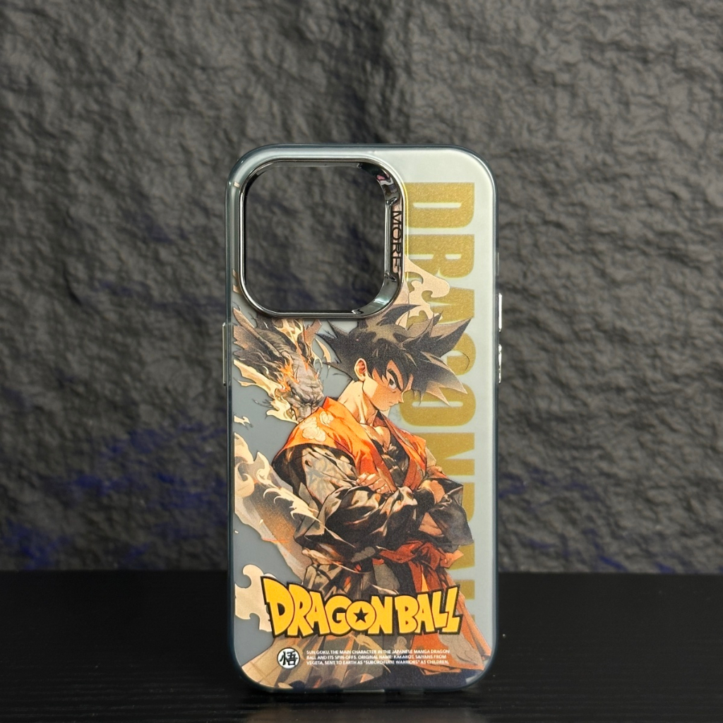 Ốp Điện Thoại Acrylic Cứng Chống Rơi Dập Nổi Hình Goku Dragon Ball Cho iPhone 14 13 12 pro max 13 pro max 14 pro max 11