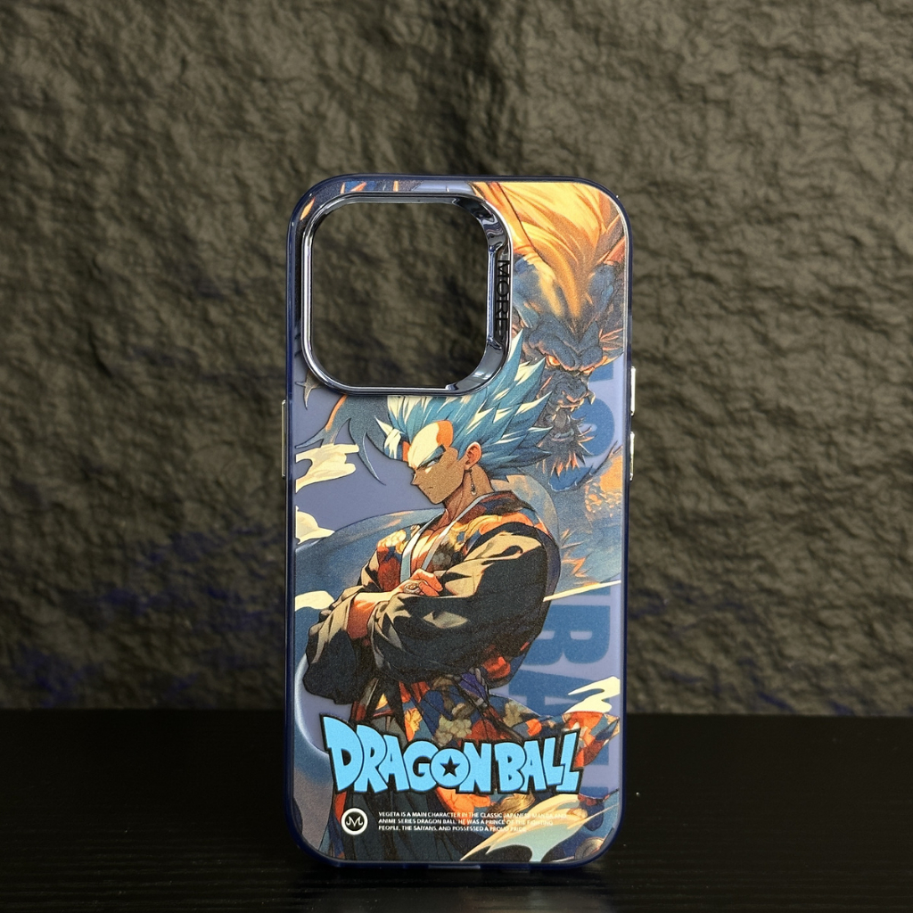 Ốp Điện Thoại Acrylic Cứng Chống Rơi Dập Nổi Hình Goku Dragon Ball Cho iPhone 14 13 12 pro max 13 pro max 14 pro max 11