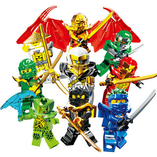 Mô Hình Đồ Chơi Lắp Ráp Nhân Vật Ninja Go