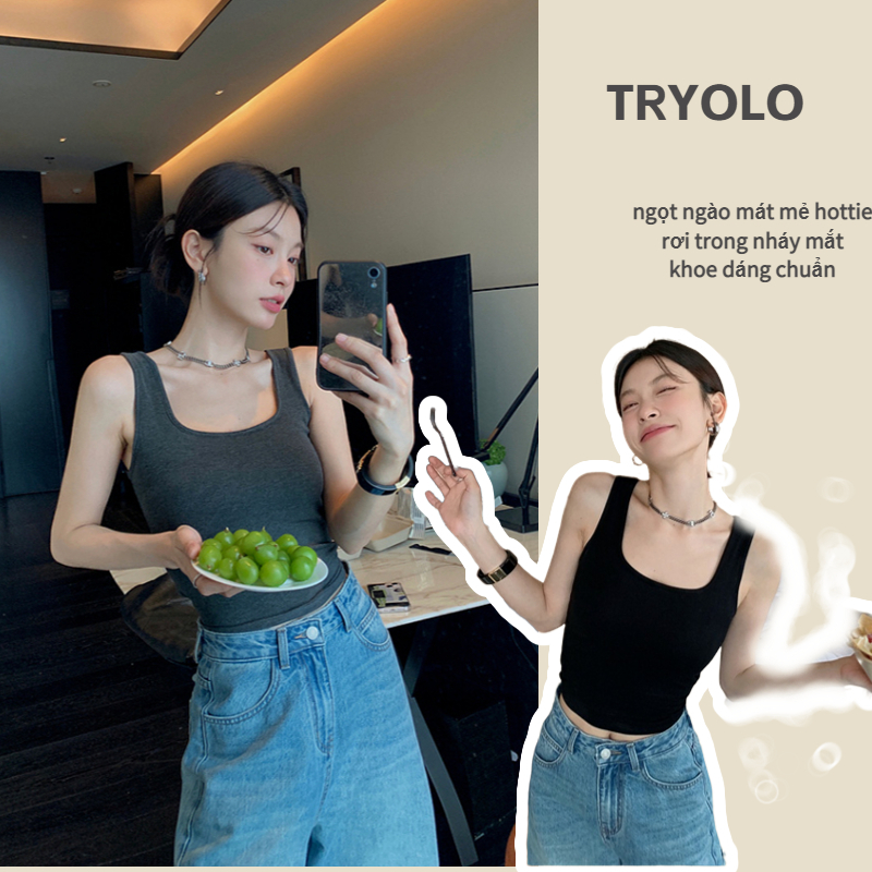 Áo Tank Top Thiết Kế Mỏng Kiểu Dáng Mới 2023 Thời Trang Dành Cho Nữ | BigBuy360 - bigbuy360.vn