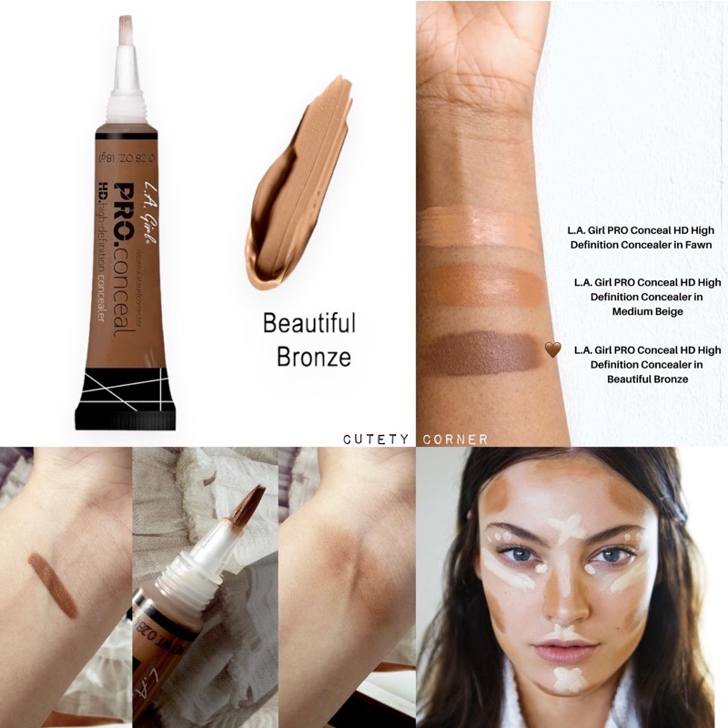 ☪Trong kho 23 màu Kem che khuyết điểm LA Girl Pro Concealer HD Concealer