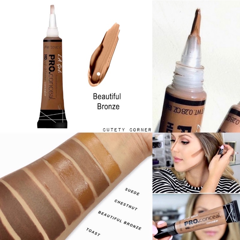 ☪Trong kho 23 màu Kem che khuyết điểm LA Girl Pro Concealer HD Concealer