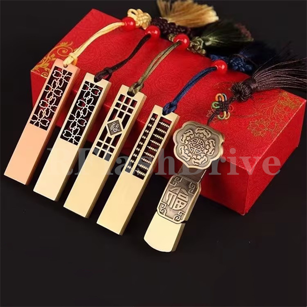 In kim loại trung quốc mới usb 2.0 logo tùy chỉnh ổ đĩa flash usb tốc độ cao 1gb 2gb 4gb 8gb 16gb 32gb 64gb 128gb với màu ngẫu nhiên nút thắt trung quốc