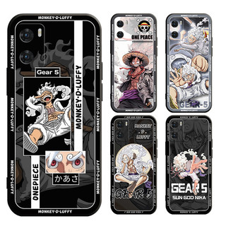 Ốp Điện Thoại Mềm Hình luffy gear 5 Cho OPPO A17 A77s A77 A15 A15S A57 A76 A96 A16K A16e A95 A16 2021 A74 A53 A33 2020