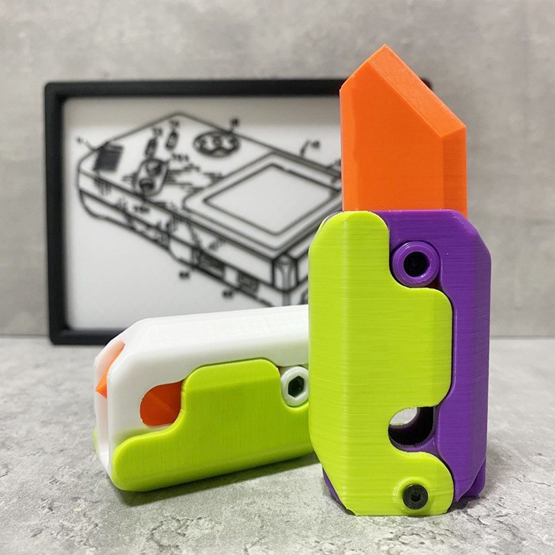 Tiktok phổ biến cùng in 3d trọng lực dao củ cải mô hình nhỏ giải thưởng cho học sinh đồ chơi trẻ em quà tặng sinh nhật mặt dây chuyền giảm căng thẳng đồ chơi cặp đôi trò chơi nhỏ