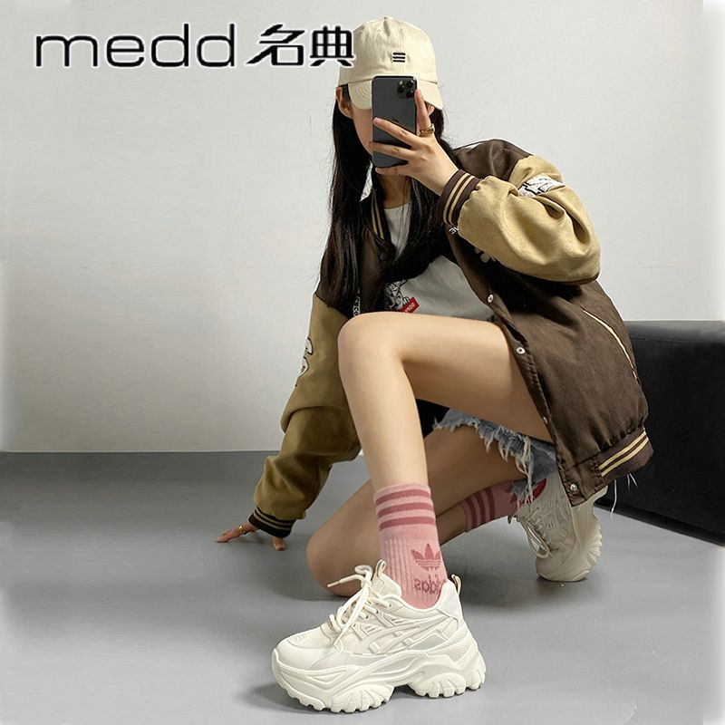 Giày Thể Thao Đế Dày Tăng Chiều Cao Thoáng Khí Thời Trang Xuân Thu Cho Nữ