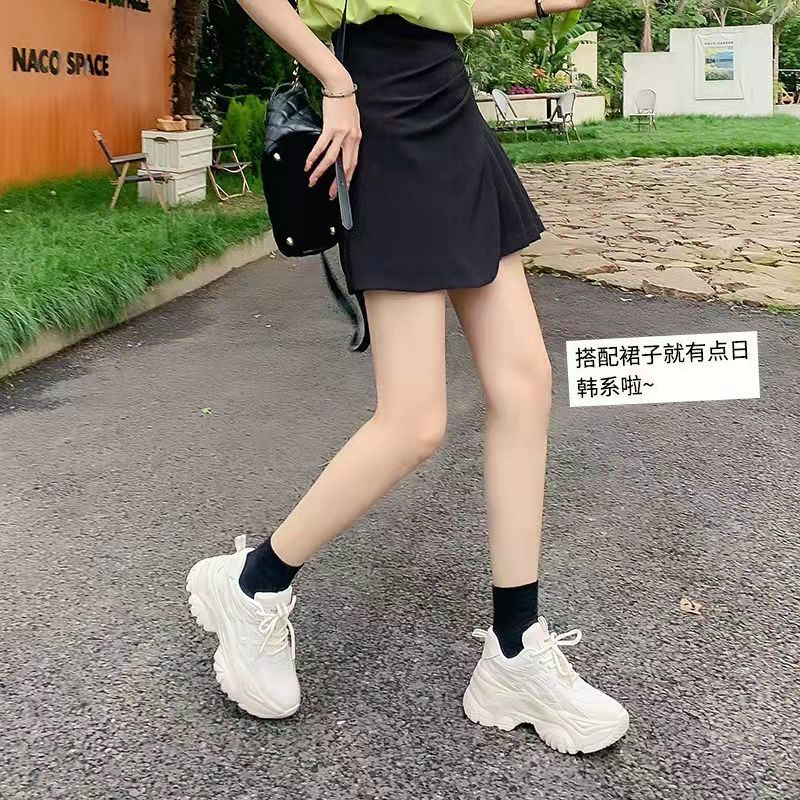 Giày Thể Thao Đế Dày Tăng Chiều Cao Thoáng Khí Thời Trang Xuân Thu Cho Nữ
