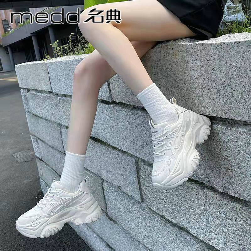 Giày Thể Thao Đế Dày Tăng Chiều Cao Thoáng Khí Thời Trang Xuân Thu Cho Nữ