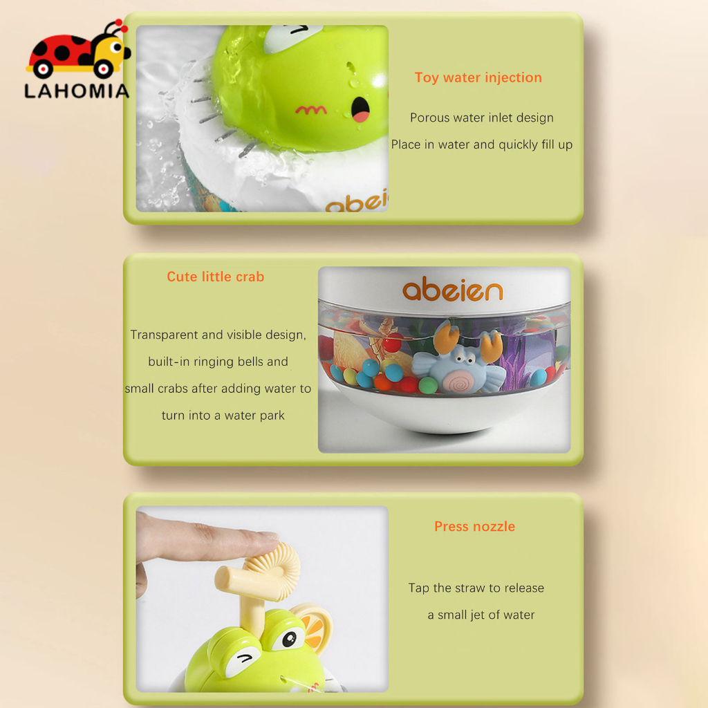 LAHOMIA Lật Đật Đồ Chơi Thả Bồn Tắm Có Chuông Cho Bé