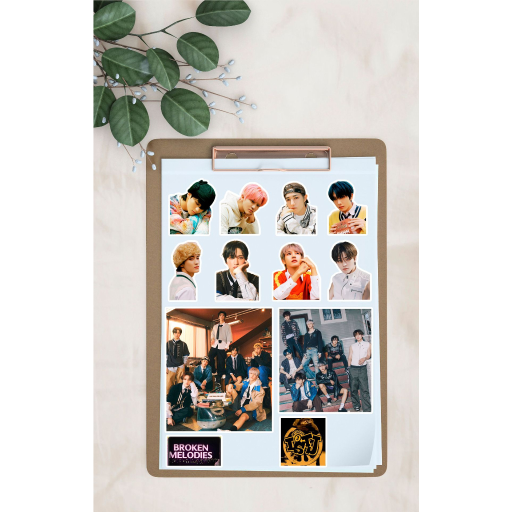 Set 100 Miếng Dán Trang Trí laptop In Hình Nhóm Nhạc Nct DREAM ISTJ