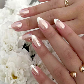 Set 24 Móng Tay Giả Kiểu Pháp