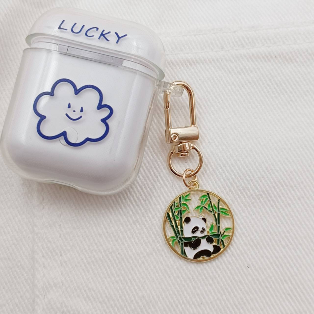 Móc Khóa Hình Gấu Trúc Bằng Tre Dễ Thương DIY