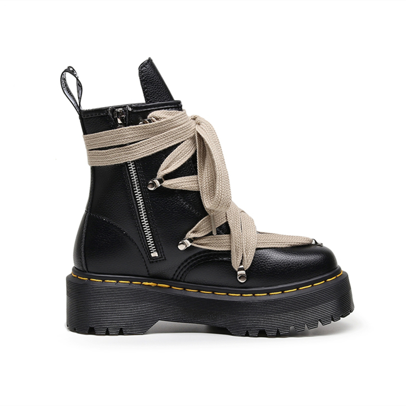 Việt Giày Bốt Martin Mũi Nhọn Đế Dày Thời Trang Cá Tính Cho Nam