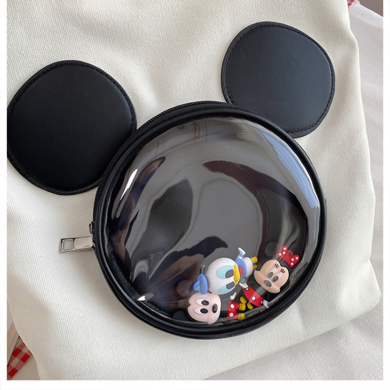 Túi tote Đeo Vai Vải canvas Cỡ Lớn In Hình Chuột Mickey Thời Trang Mùa Thu 2023 Cho Nữ Sinh
