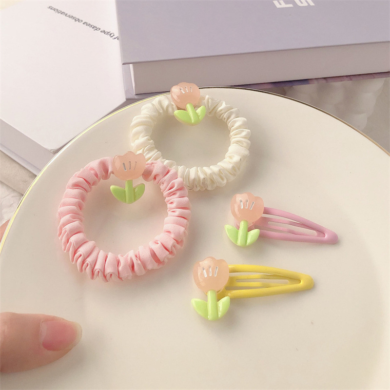 Dây Cột Tóc Lông Nhung Mềm Mại Hình Chú Chó Cinnamon Thời Trang Mùa Hè Cho Nữ