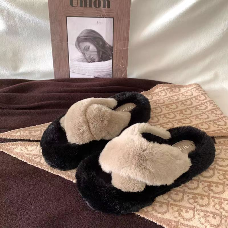 HHH Dép Lông Đế Dày 2023NEW mùa hè dép quai hậu Xinh Xắn 080105