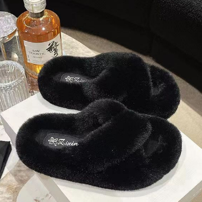 HHH Dép Lông Đế Dày 2023NEW mùa hè dép quai hậu Xinh Xắn 080105