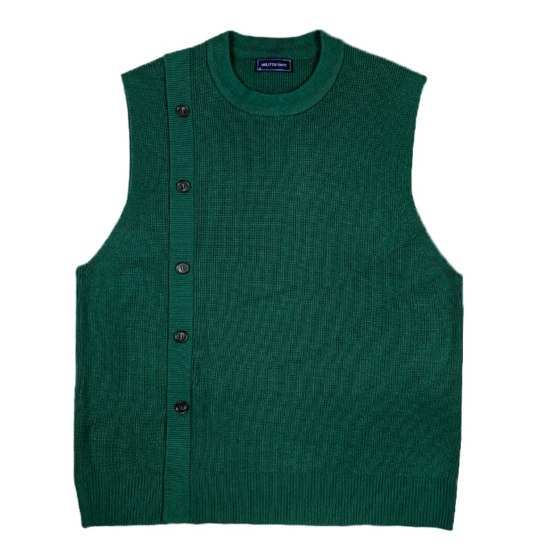 Hàng Mới Về Mới Áo Sweater Sát Nách Màu Sáng Phong Cách Hàn Quốc Thời Trang Thu Đông Cho Nam [05