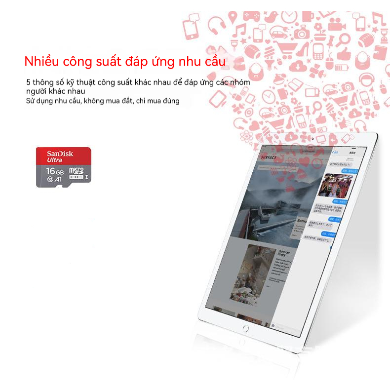 Thẻ Nhớ tf 4G 8G 16G 32G 64G 128G Cho Điện Thoại
