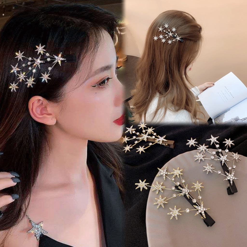 Kẹp Tóc Vịt Đính Đá Cao Cấp Sang Trọng