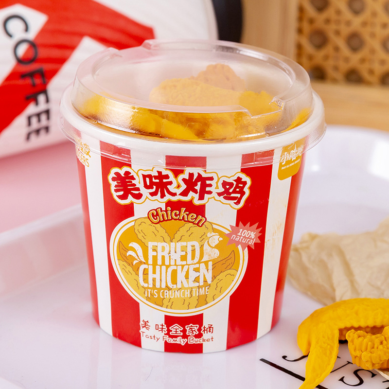 Cục Tẩy Mô Hình Gia Đình Gà Rán Burger Dành Cho Học Sinh WJ115