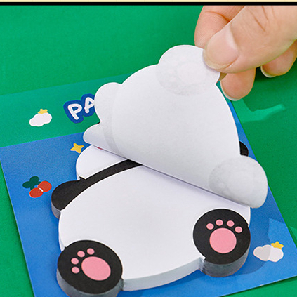 1 Giấy Ghi Chú Hình Gấu Trúc Hoạt Hình Dễ Thương