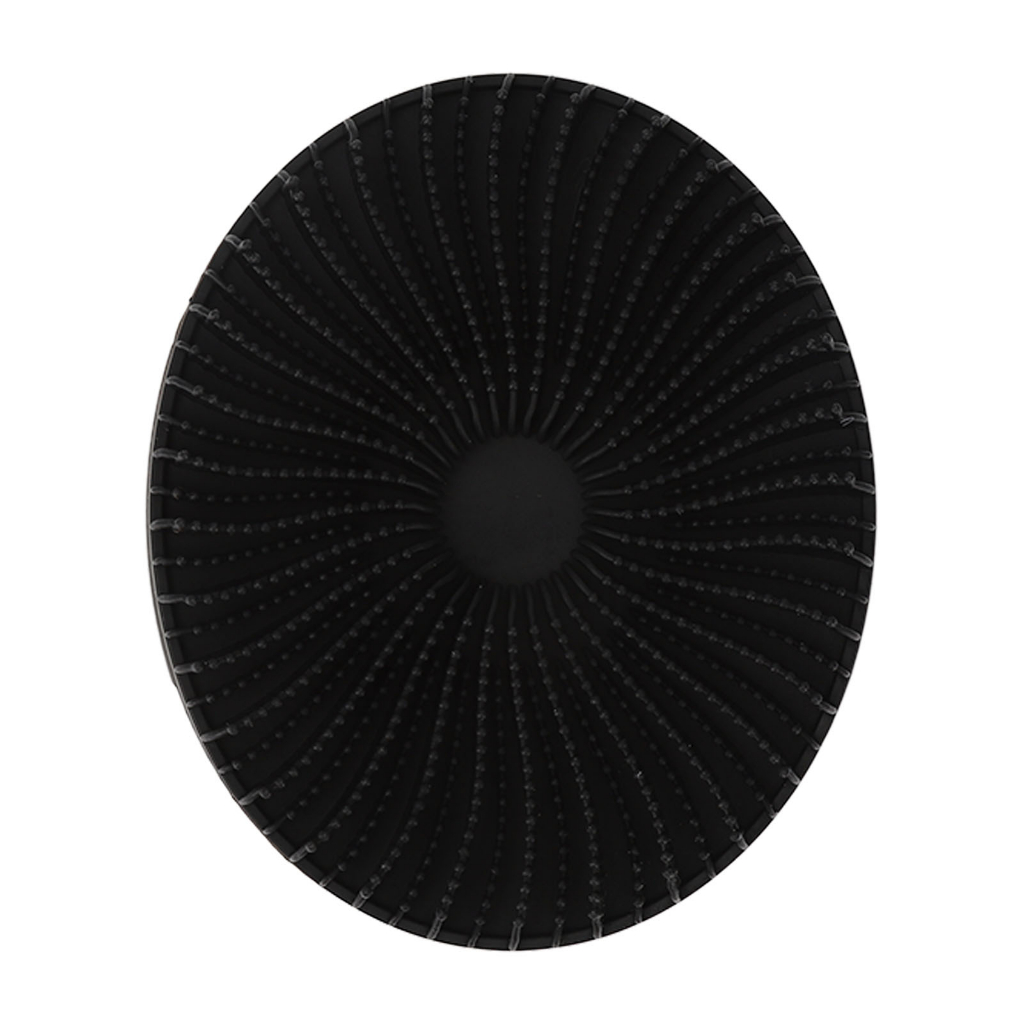 Bàn chải cơ thể silicon Bath Body Scrubber Tẩy tế bào chết nhẹ nhàng tròn màu đen đa chức năng