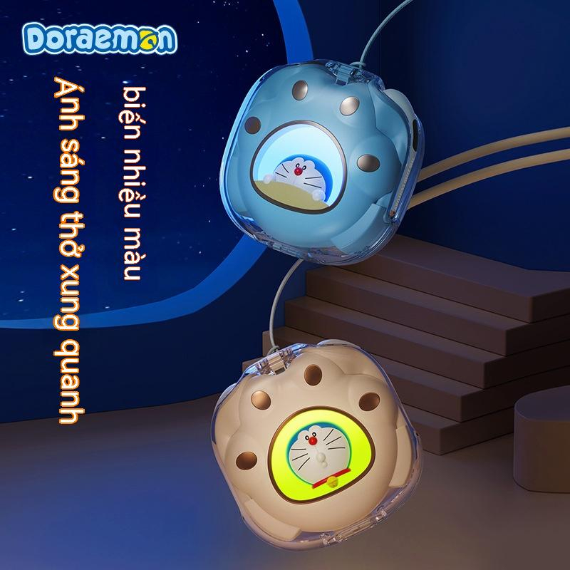 2023 Mới Tai nghe Doraemon Cat Claw TWS Bluetooth Tai nghe hoạt hình dễ thương Tai nghe Bluetooth giá trị cao Tai nghe nhét tai không dây Atmosphere Light