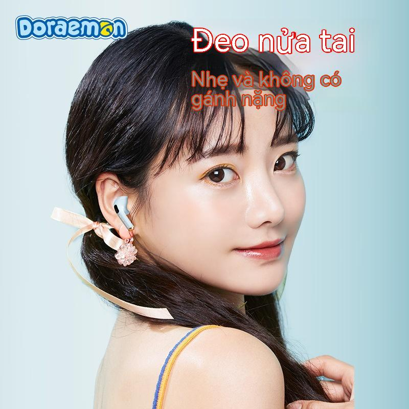 2023 Mới Tai nghe Doraemon Cat Claw TWS Bluetooth Tai nghe hoạt hình dễ thương Tai nghe Bluetooth giá trị cao Tai nghe nhét tai không dây Atmosphere Light