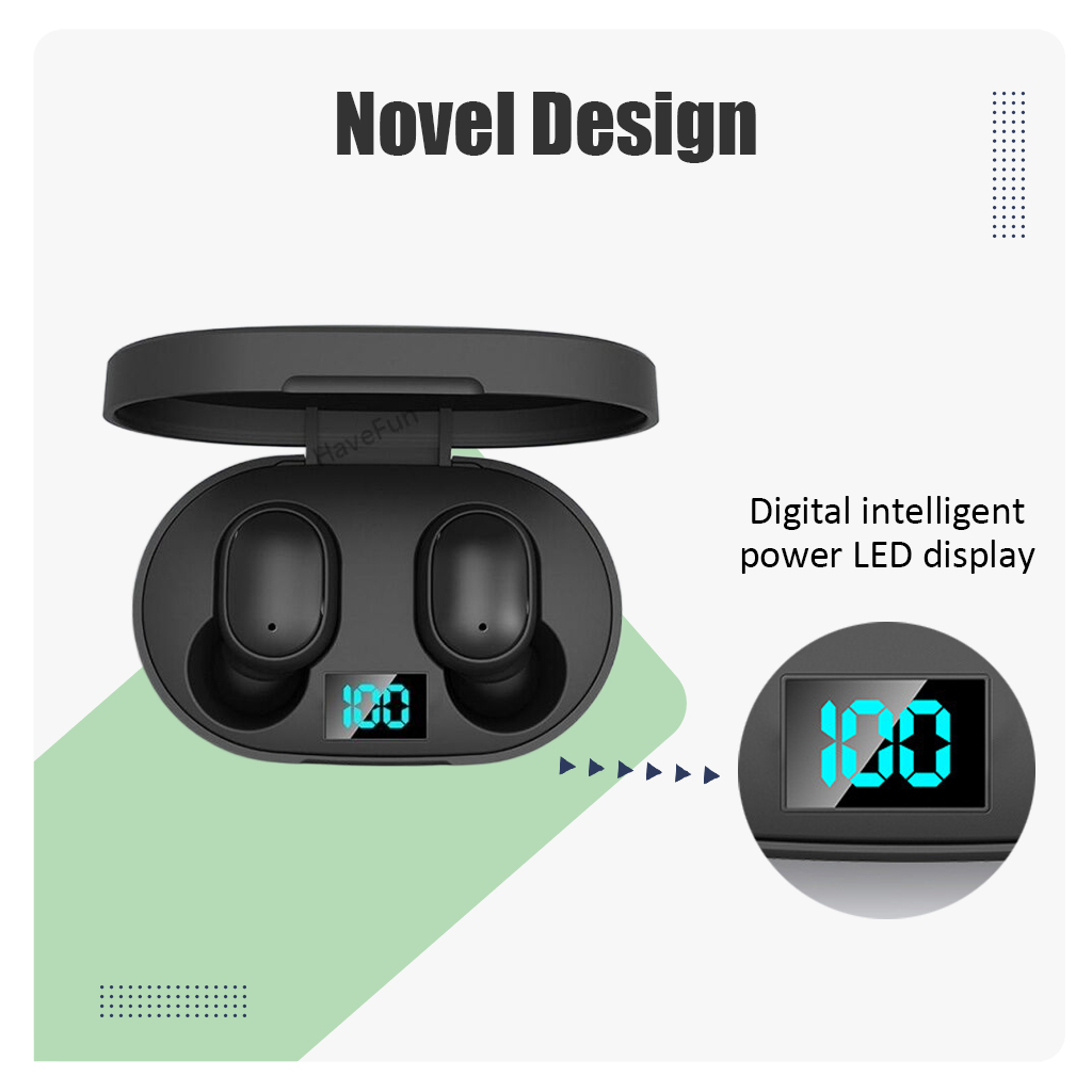 Tai nghe không dây tws E6s bluetooth 5.3 stereo macaron mini tai nghe cho điện thoại thông minh xiaomi redmi android ios Chưa Có Đánh Giá 0 Đã Bán
