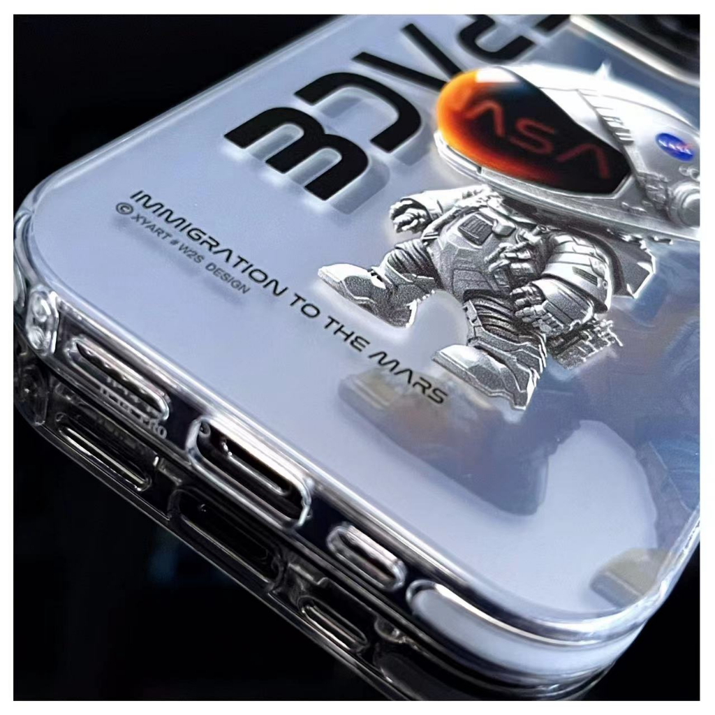 Ốp điện thoại họa tiết phi hành gia thích hợp cho iphone 14ProMax 14 13ProMax 13 13pro 11ProMax 11 12Pro 12ProMax