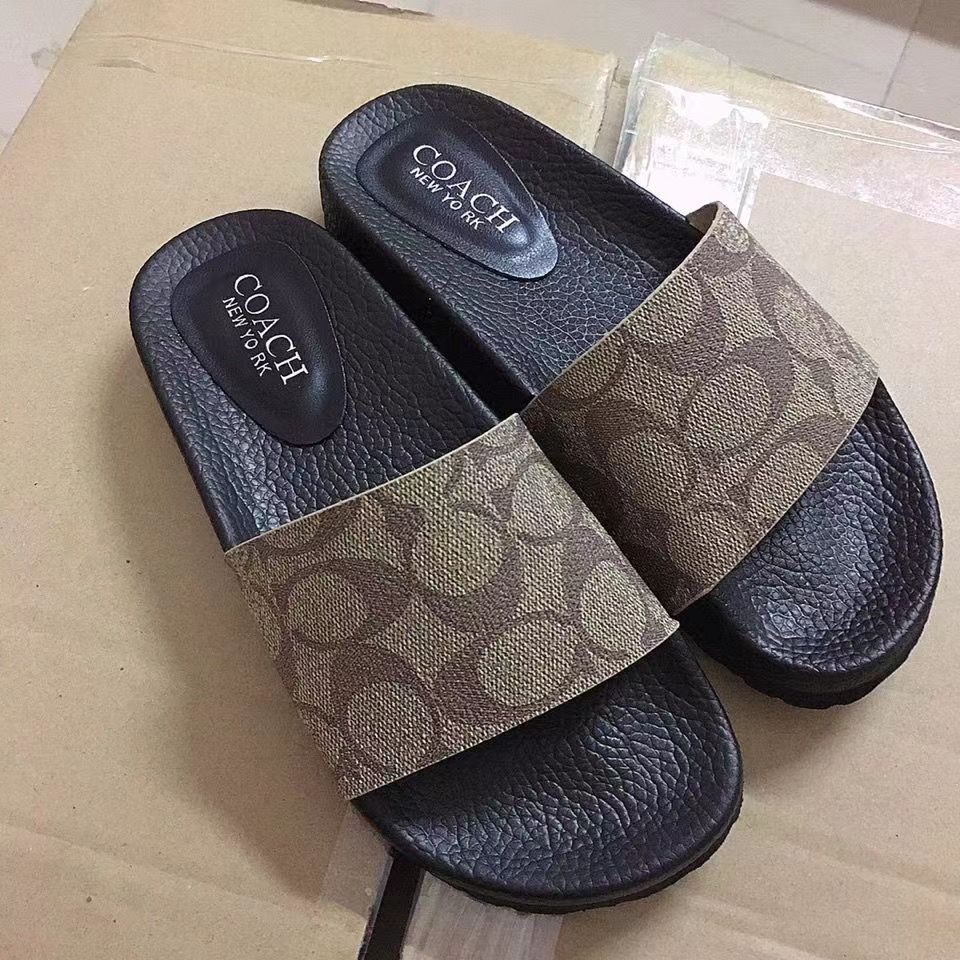 COACH Dép Sandal Đế Bằng Thời Trang Đi Biển Dành Cho Nữ 35 / 42