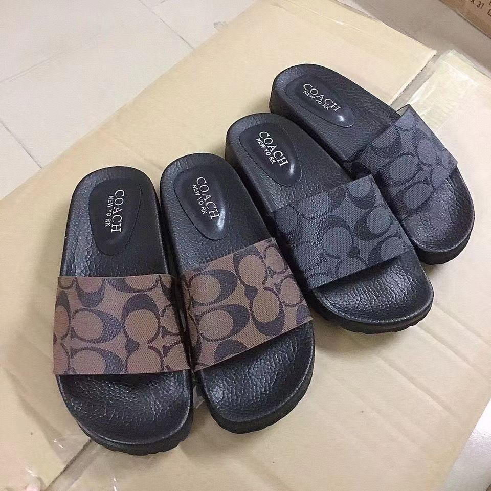 COACH Dép Sandal Đế Bằng Thời Trang Đi Biển Dành Cho Nữ 35 / 42