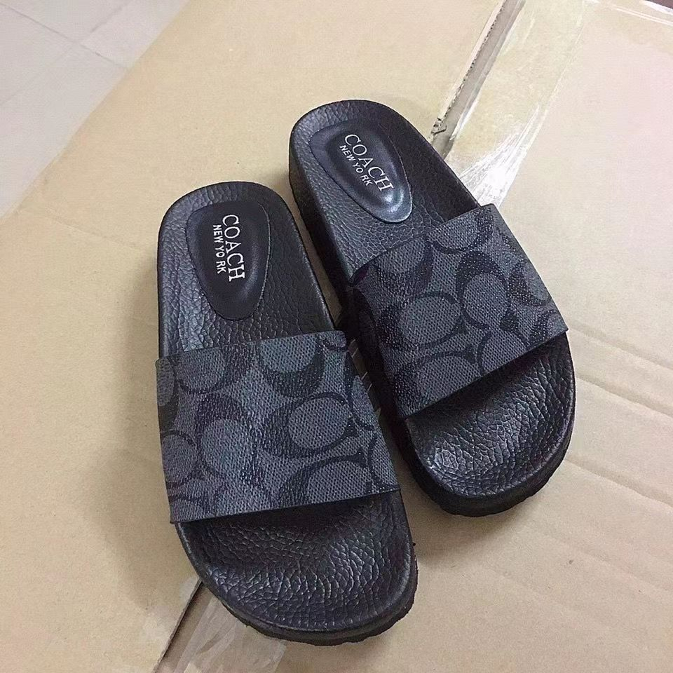 COACH Dép Sandal Đế Bằng Thời Trang Đi Biển Dành Cho Nữ 35 / 42