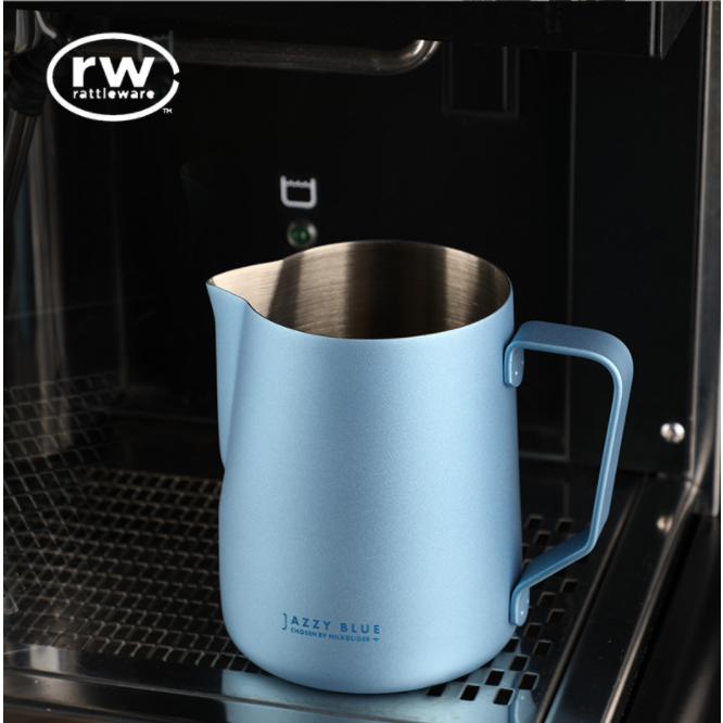 RW Coffee Frothing Pitcher Jug Hồng dày 400ML / 600ML Jug Cream Frother Pitcher Latte Art Cup Bar Phụ kiện