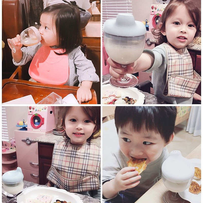 Bình Uống Sữa / Nước Ép Chống Tràn Không BPA Dành Cho Bé Sơ Sinh