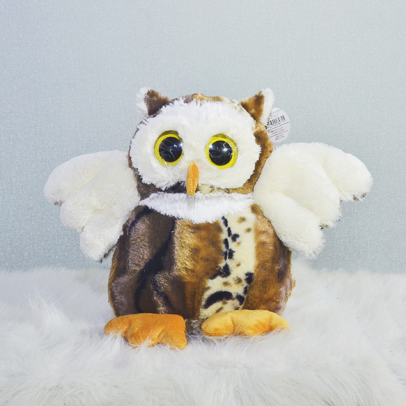 Cú Nhồi Bông Mềm Mại Màu Trắng Tuyết / Bạch Tuyết / Cú Mèo