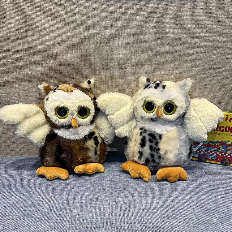 Cú Nhồi Bông Mềm Mại Màu Trắng Tuyết / Bạch Tuyết / Cú Mèo