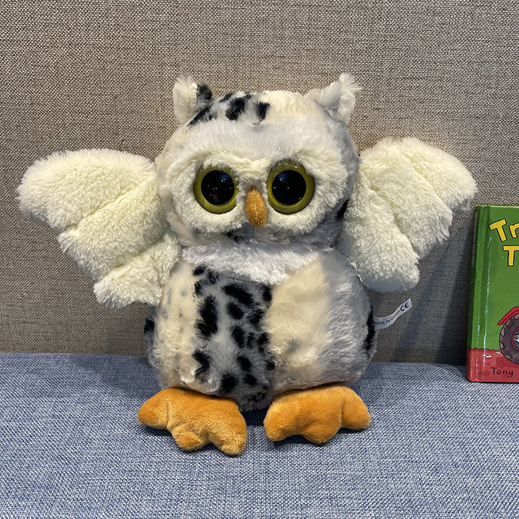 Cú Nhồi Bông Mềm Mại Màu Trắng Tuyết / Bạch Tuyết / Cú Mèo