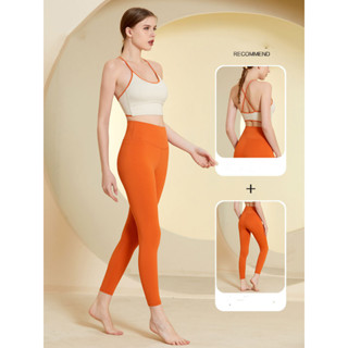 Set Đồ Tập yoga Gồm Áo bra Dây Chéo Lưng + Quần Dài Thể Thao Thời Trang Cho Nữ