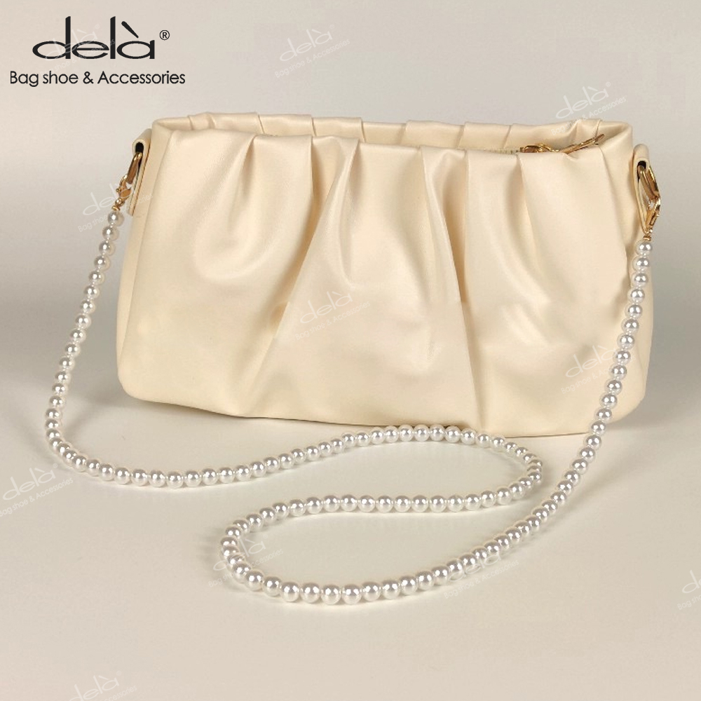 Dela Dây Đeo Túi Xách Đính Ngọc Trai Thời Trang Dành Cho Nữ