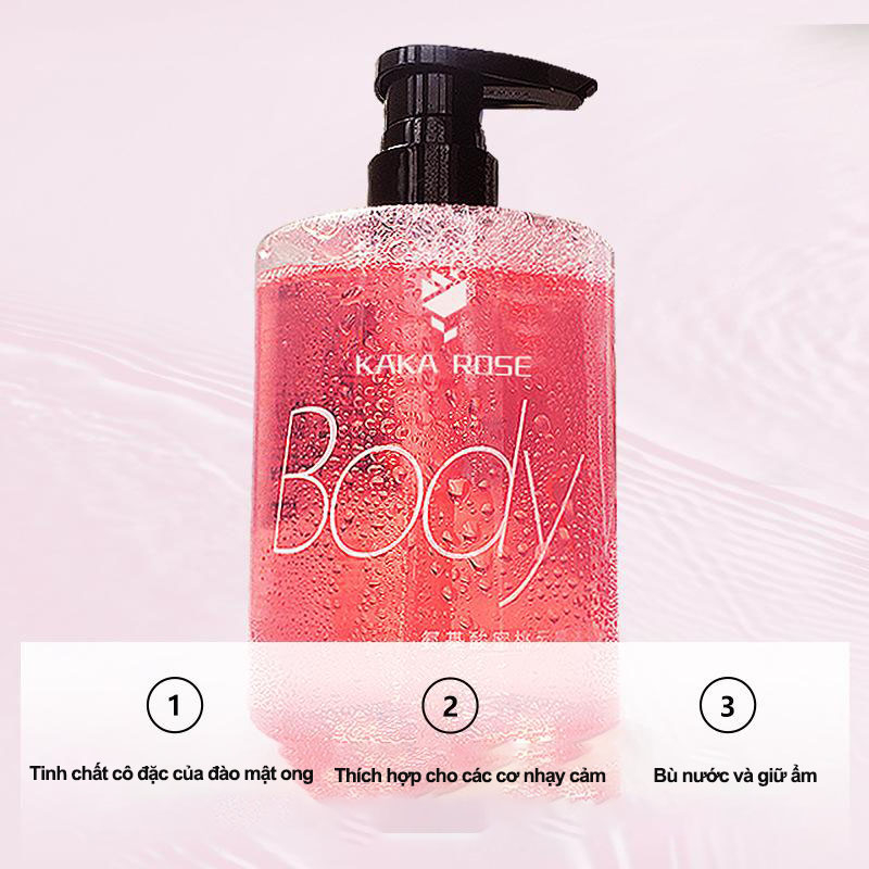 Gel Tắm Chứa Nước Hoa Tự Nhiên Giúp Dưỡng Ẩm Và Làm Trắng Da