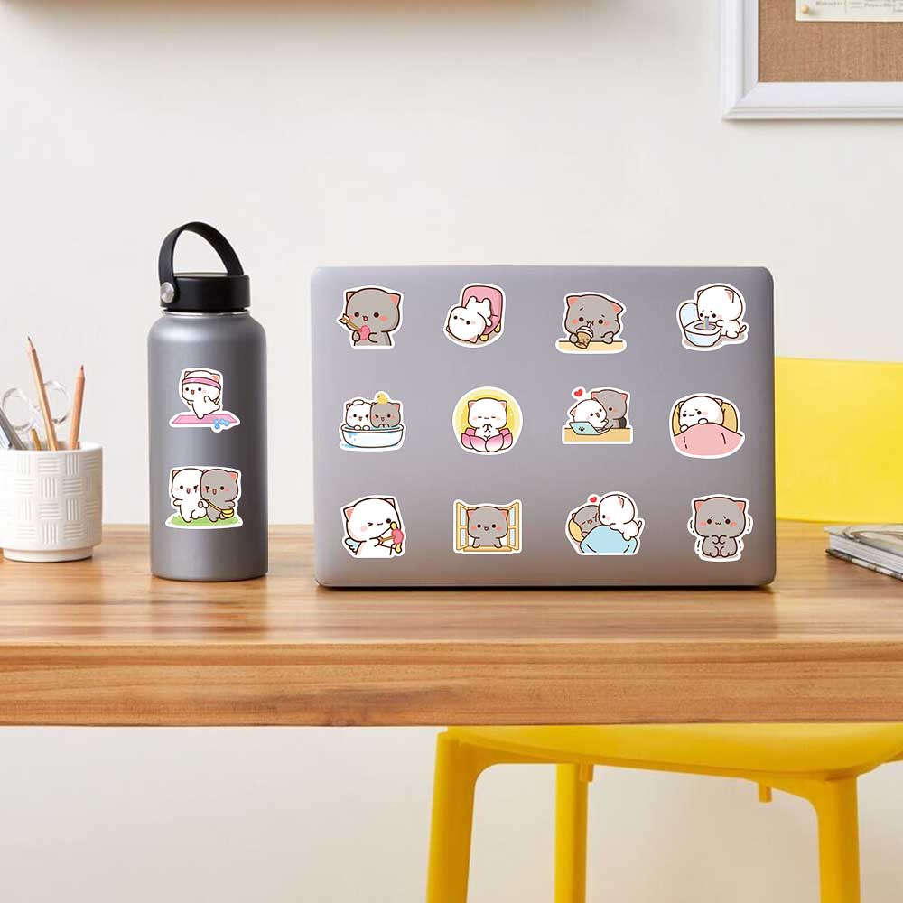 Set 60 Sticker Hoạt Hình Dán Ván Trượt Chống Thấm Nước